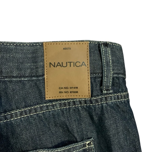 Nautica US Navy Style Denim Fatigue Dungaree Jeans - Picture 7 of 7